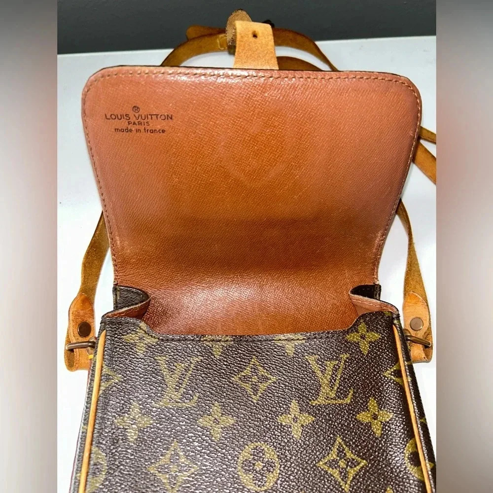 Louis Vuitton Monogram Mini Cartouchiere PM Crossbody Bag 874 SL - Picture 6 of 16